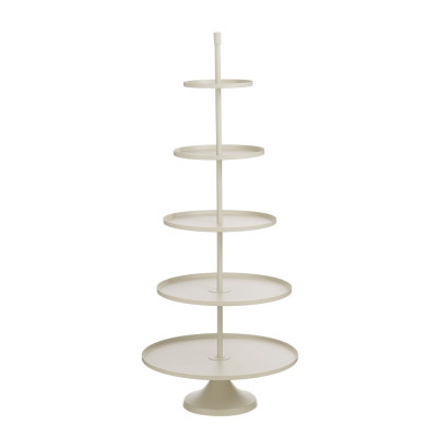 Alzata 5 Piani Bianca