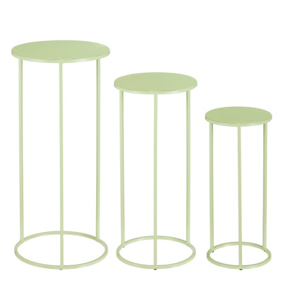 Alzata Quinty in Metallo Verde