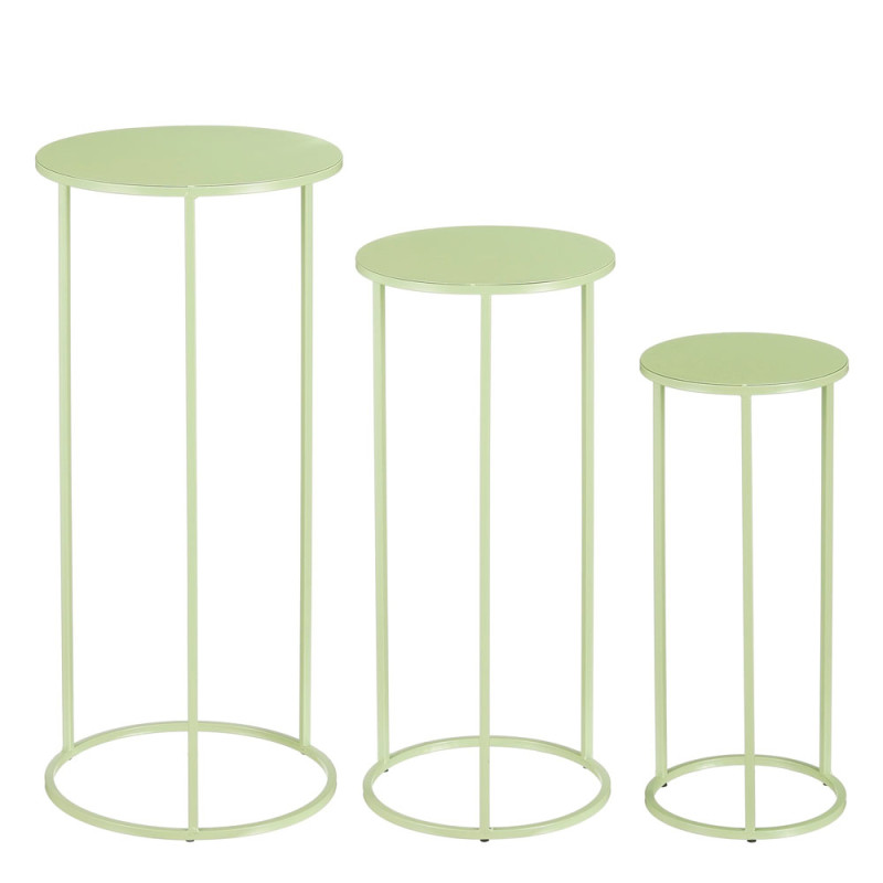 Alzata Quinty in Metallo Verde