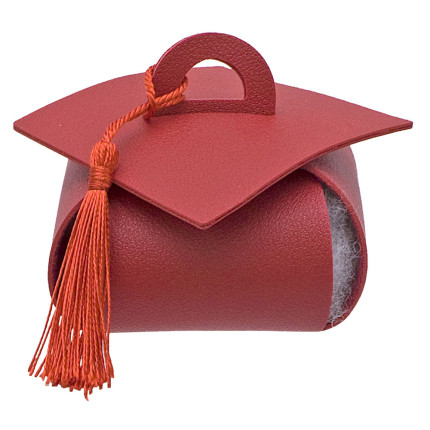 Tocco Laurea Similpelle Rosso