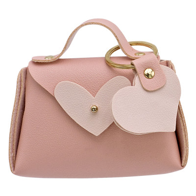 Borsetta Similpelle Rosa con Cuore