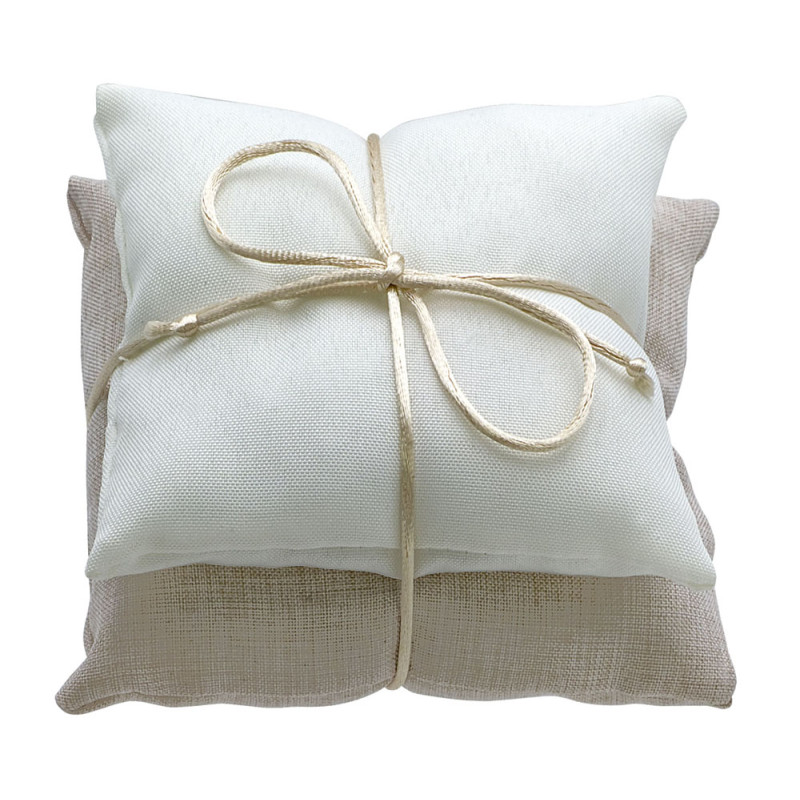 Cuscino Portafedi Crema