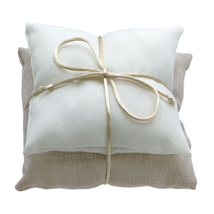 Cuscino Portafedi Crema