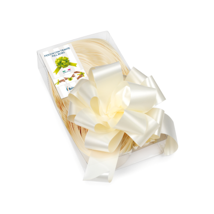 Coccarde per Auto Lisce 50mm Avorio (30 Pezzi)