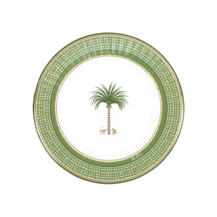 Piatti In Carta Palm Royale (8 Pezzi)