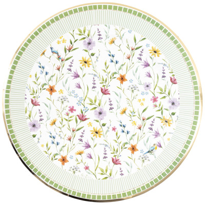 Piatti Carta Maxi Le Jardin (6 Pezzi)