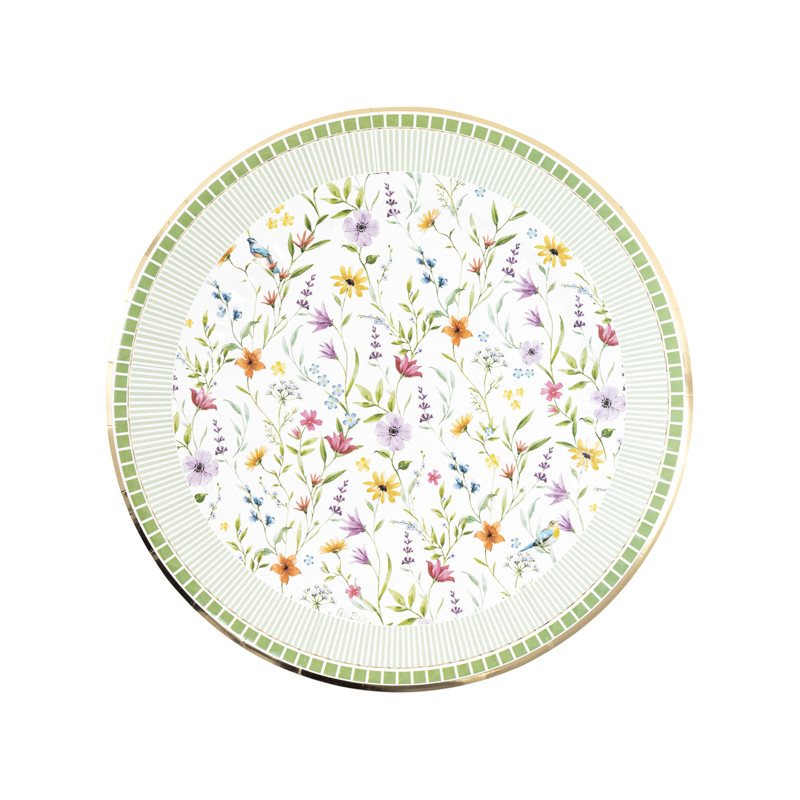Piatti Carta Maxi Le Jardin (6 Pezzi)