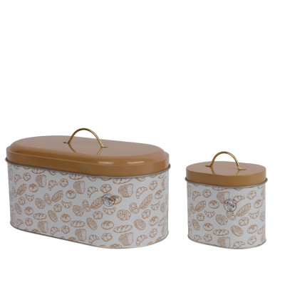 Contenitore in Latta con Coperchio