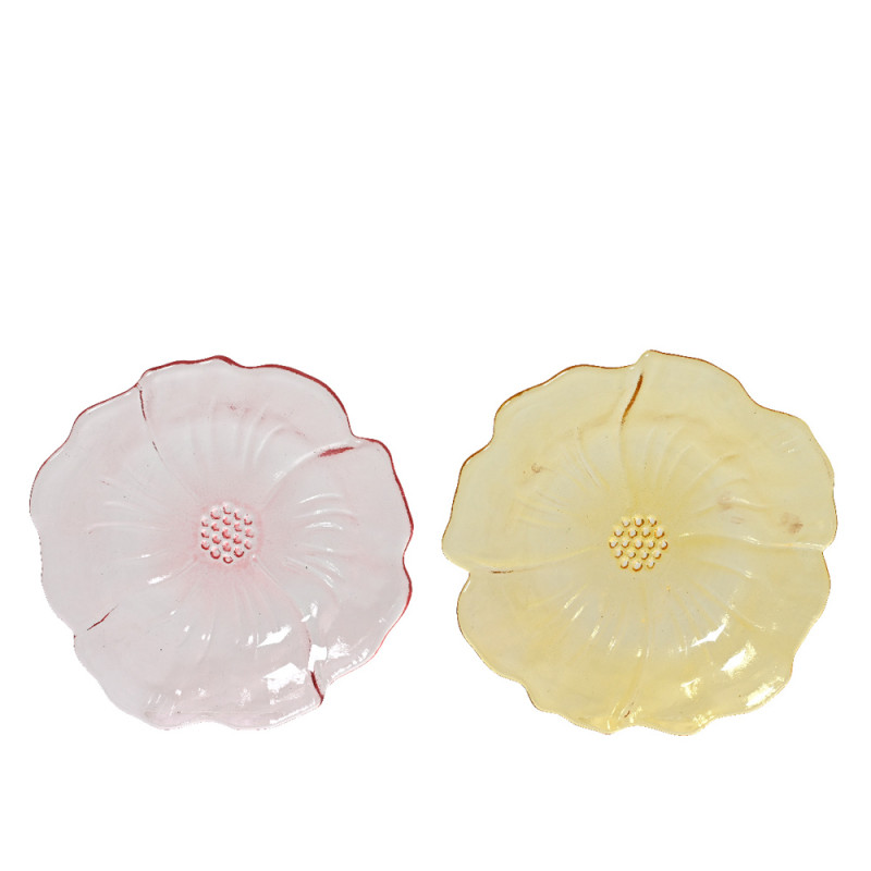Piattino Fiore in Vetro