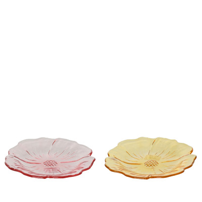 Piattino Fiore in Vetro 2