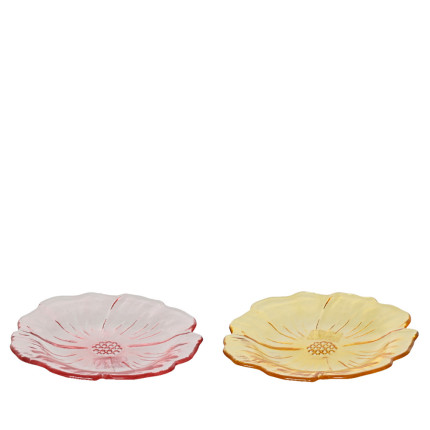 Piattino Fiore in Vetro