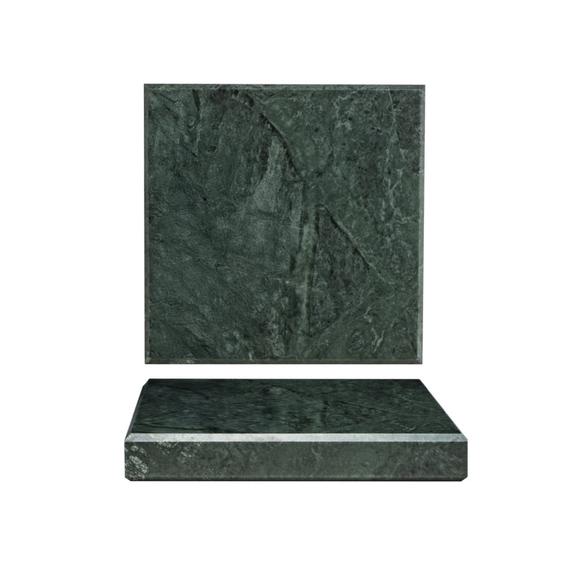 Piattino Marble Quadrato Verde