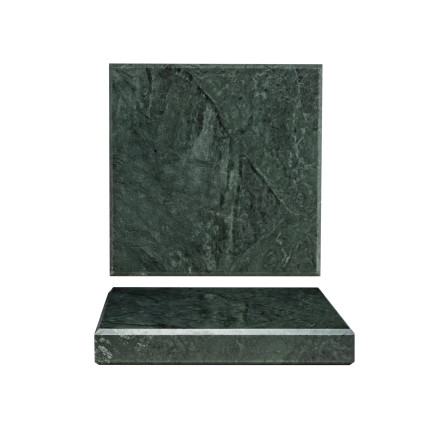 Piattino Marble Quadrato Verde