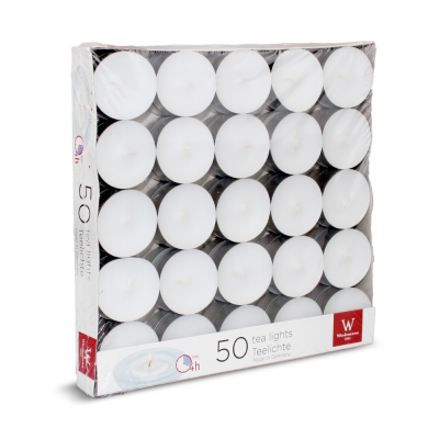 Tealight Alluminio (50 Pezzi)