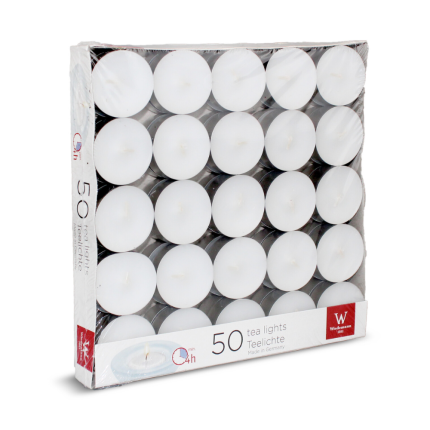 Tealight Alluminio (50 Pezzi)