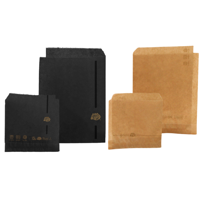 Sacchetti in Carta Antigrasso Paniké (250 Pezzi)