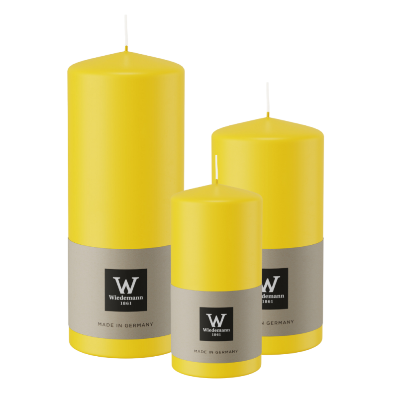 Candela Cilindrica Gialla