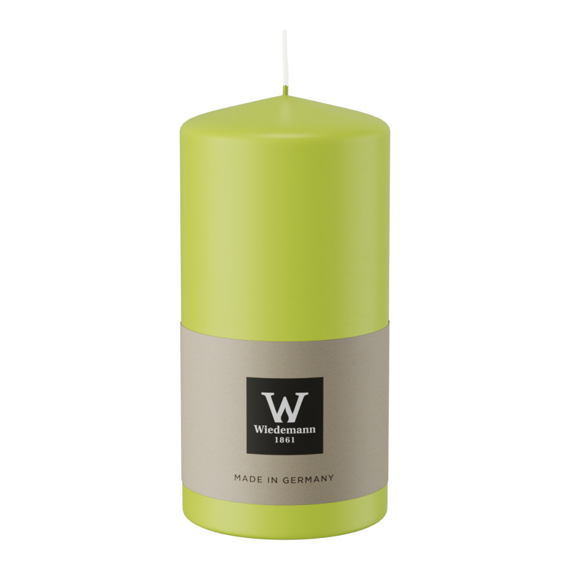 Candela Cilindrica Verde Mela