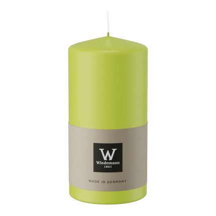 Candela Cilindrica Verde Mela