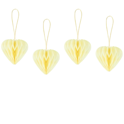 Cuori In Carta Pendenti (4 Pezzi)
