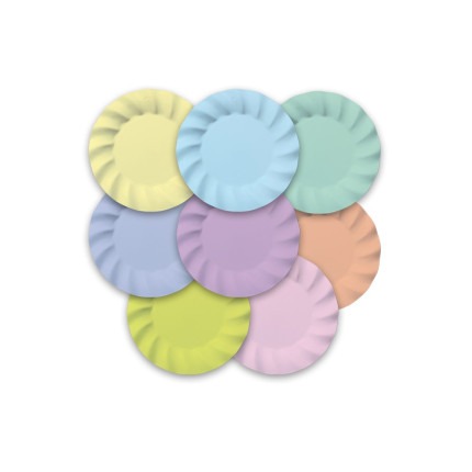 Piatti Soft Rainbow Mix (8 pezzi)