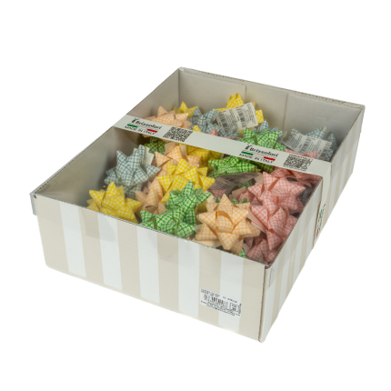 Stelle in Polipropilene Floreali 15mm (50 pezzi)