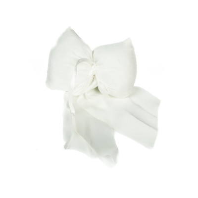 Fiocco Portafedi in Raso Bianco