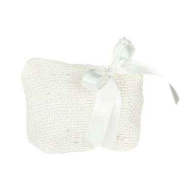 Bustina In Tessuto Maggese Con Zip