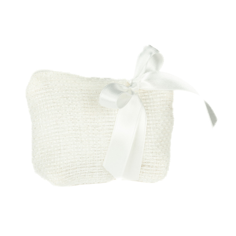 Bustina In Tessuto Maggese Con Zip