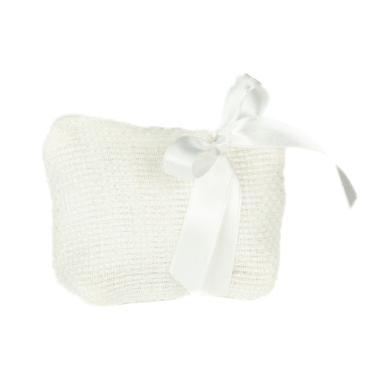 Bustina In Tessuto Maggese Con Zip