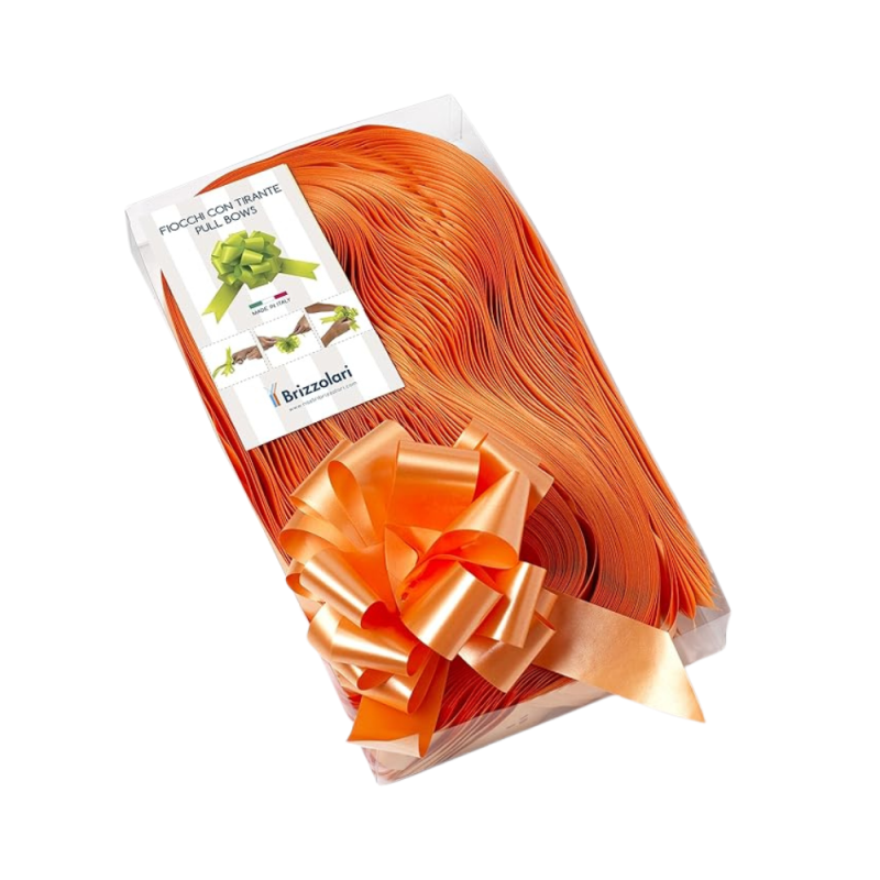 Coccarde per Auto Lisce 31mm Arancio (30 Pezzi)