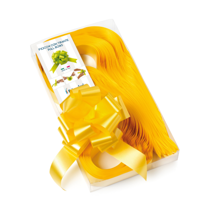 Coccarde per Auto Lisce 31mm Giallo (30 Pezzi)