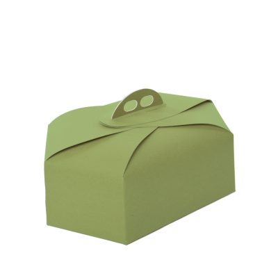 Scatola Esagonale Verde Smeraldo per Colomba 1Kg