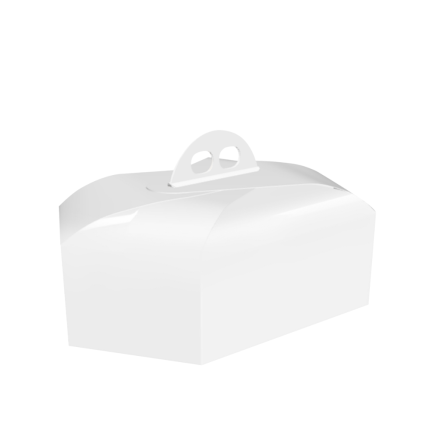 Scatola per Colomba Esagonale Bianca 1Kg