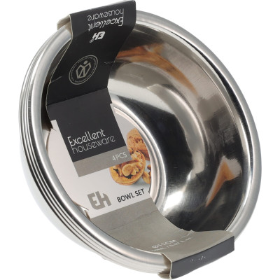 Ciotole Inox (4 pezzi)