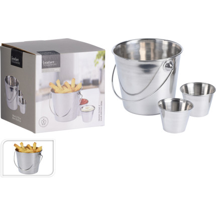 Set Secchielli Inox Per Aperitivo