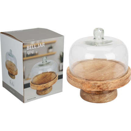 Campana Per Torta In Legno di Mango 19X17cm