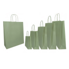 Buste Shopper in Carta Verde Salvia