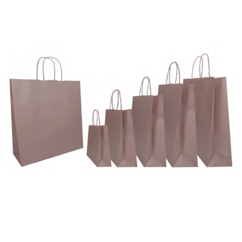 Buste Shopper in Carta Rosa Antico