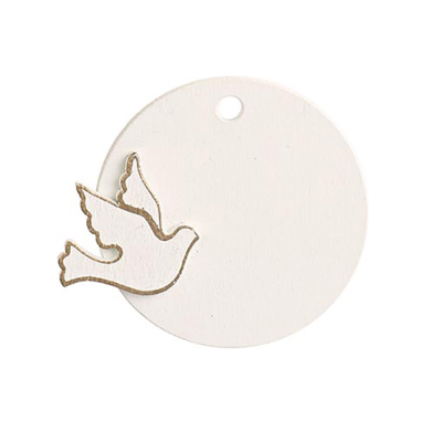 Decorazione Cresima con Colomba (12 pezzi)