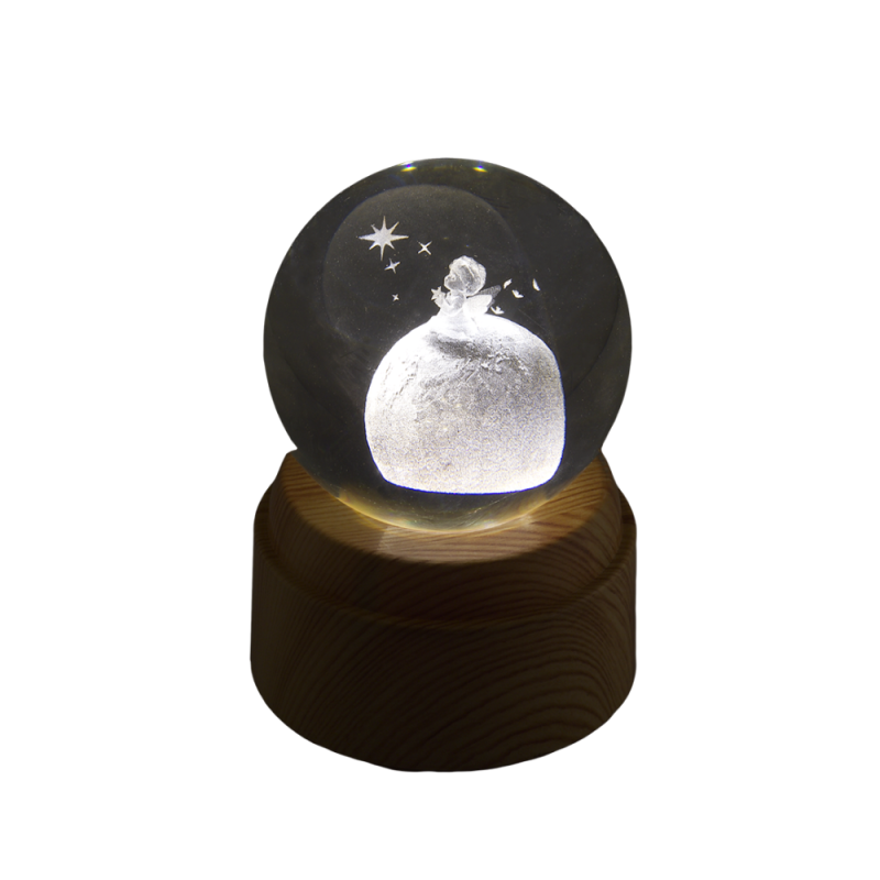 Sfera Luminosa Angelo su Pianeta Base Legno