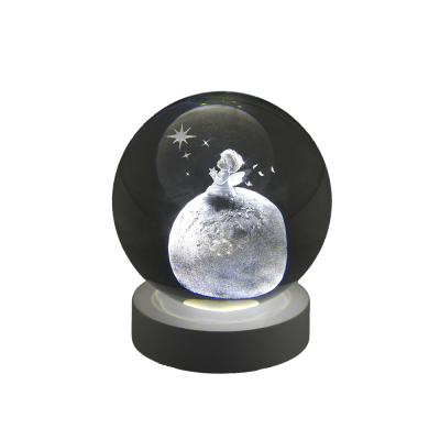 Sfera Luminosa Angelo su Pianeta 6cm