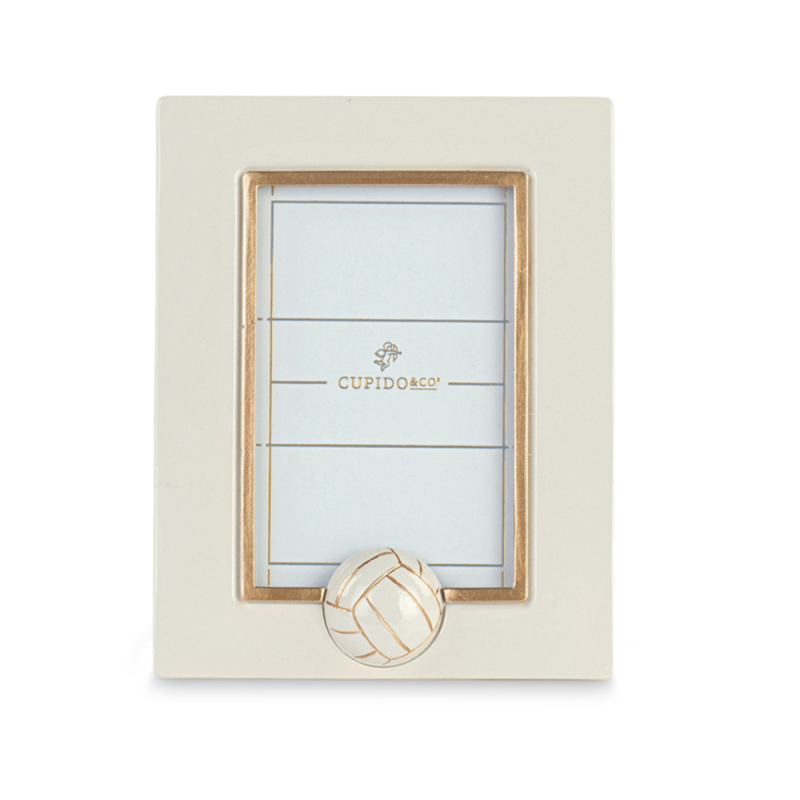 Portafoto Volley Bianco e Oro