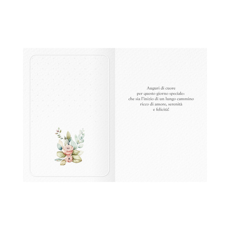 Biglietto Matrimonio Portasoldi Verde Salvia