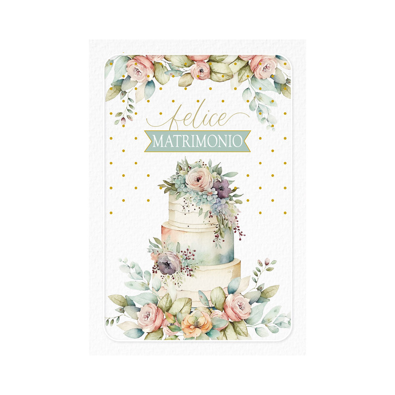 Biglietto Matrimonio Portasoldi Verde Salvia