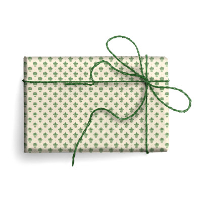 Carta Gigli Verdi Pois Oro