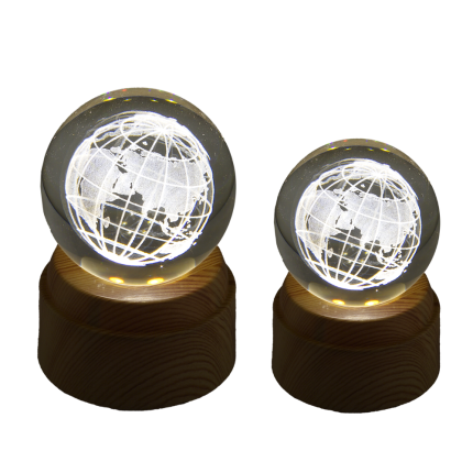 Sfera Luminosa Mappamondo