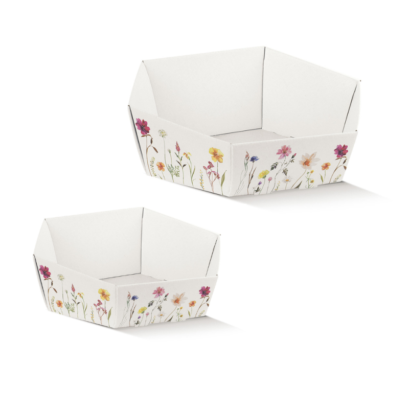 Vassoio Esagonale Spring Flowers