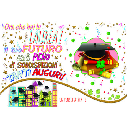 Biglietto Laurea Portasoldi