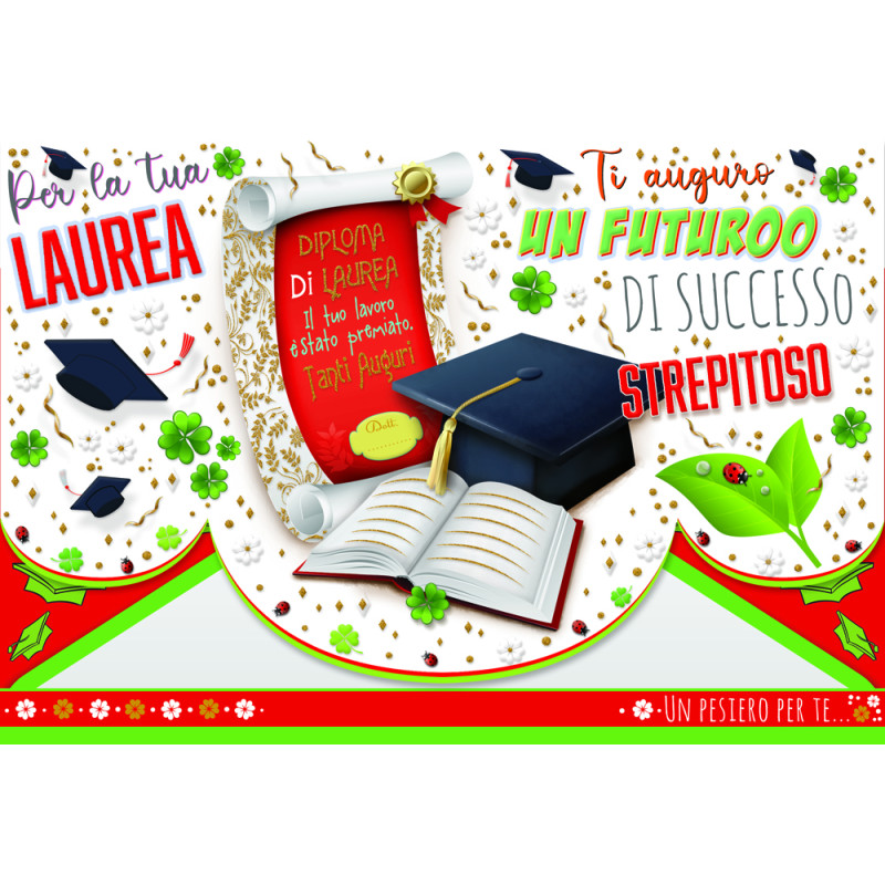 Biglietto Laurea Portasoldi